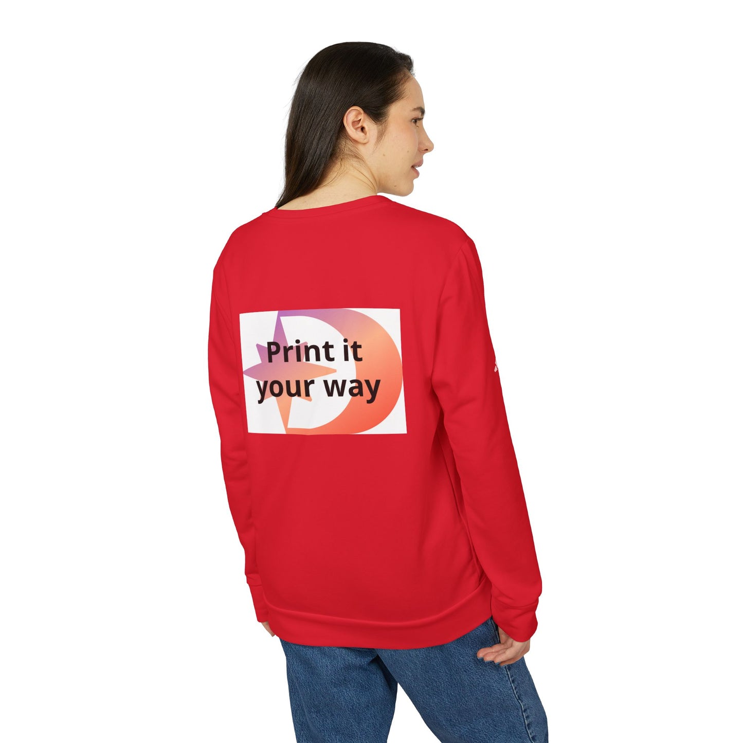Adidas Customizable Crewneck Sweatshirt