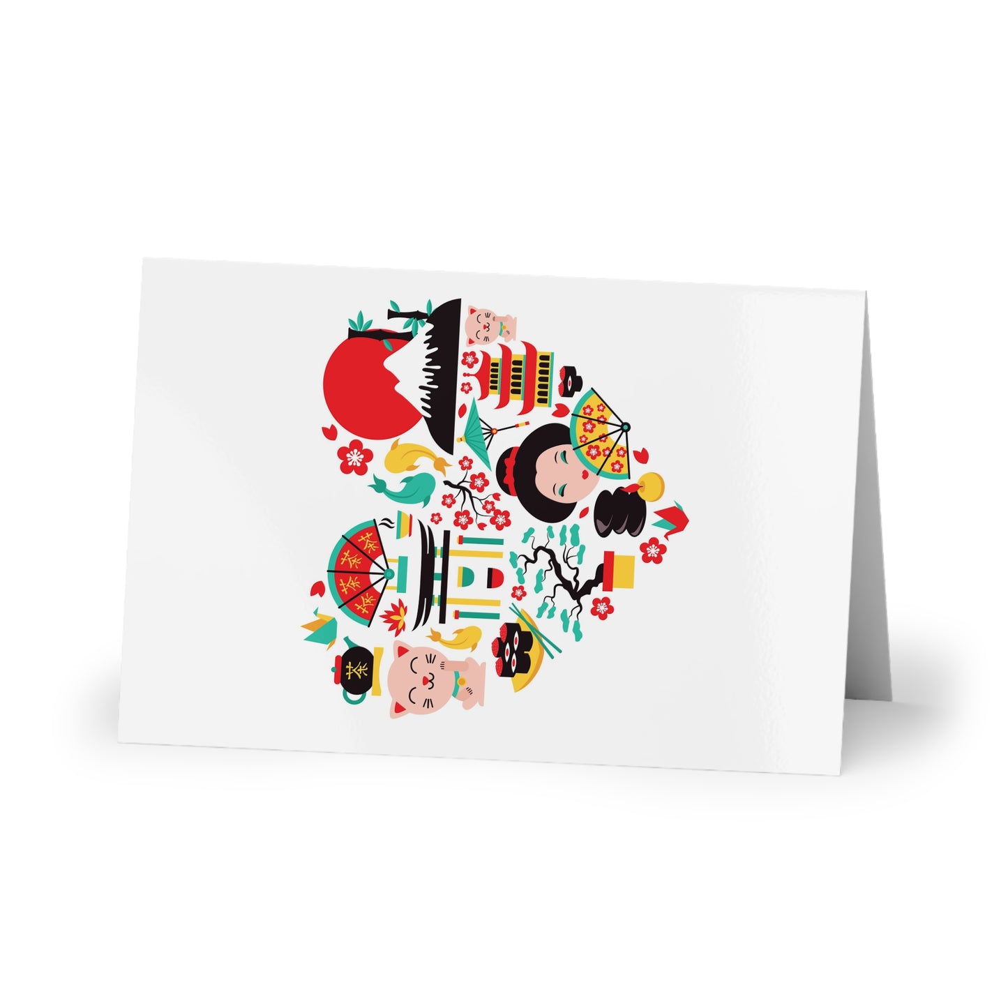 Okinawa Christmas Greeting Cards (1 or 10-pcs)