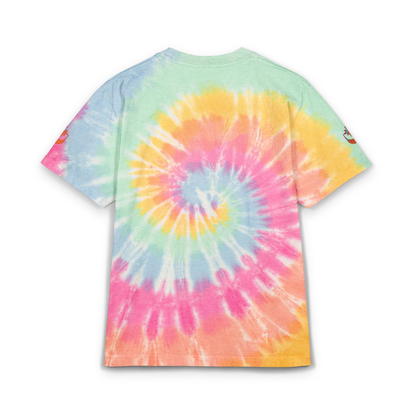 Customizable Tie-Dye T-Shirt Embroidered Oversized Shirt
