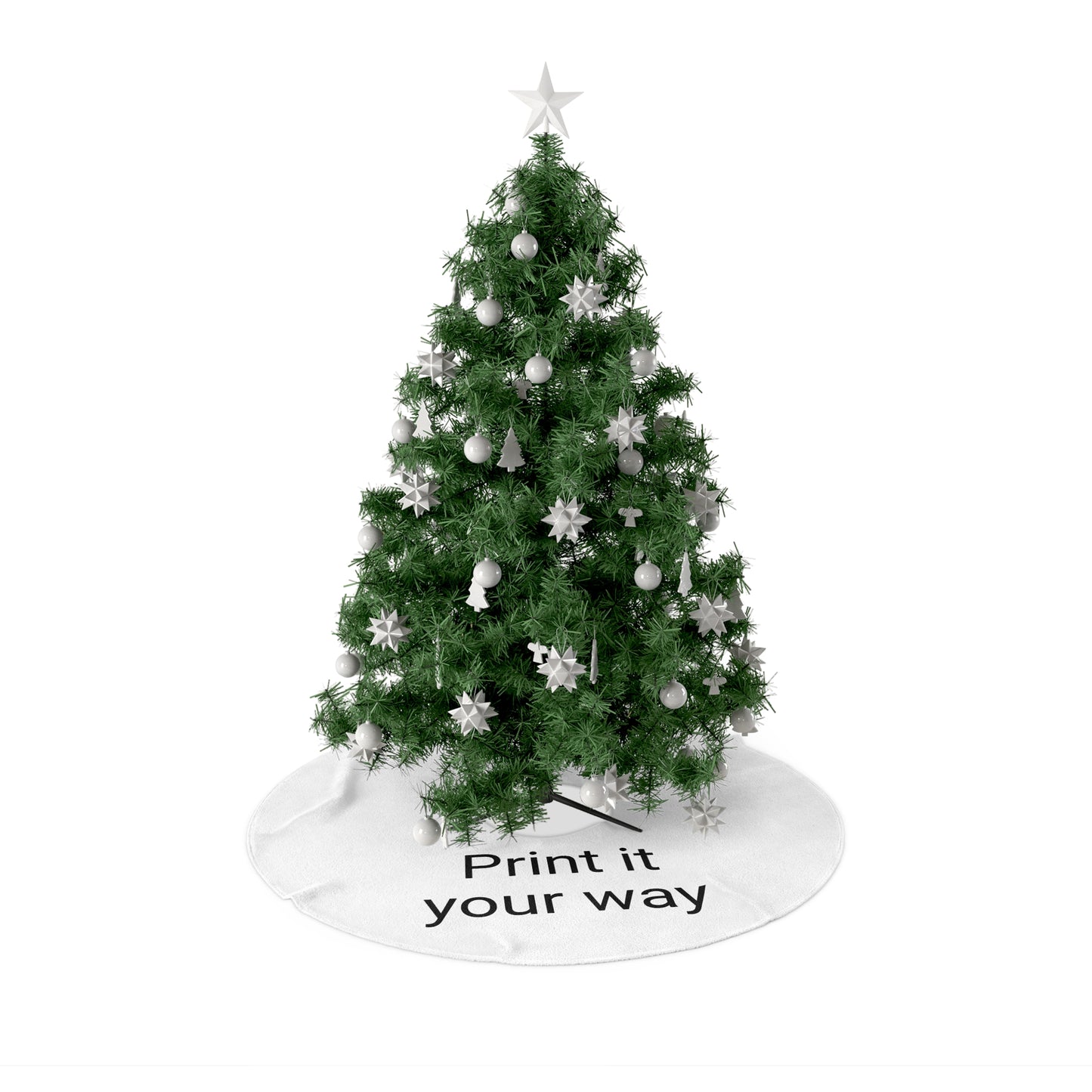 Customizable Christmas Tree Skirt, Personalized Holiday Decor, Unique Gift, Festive Seasonal Home Accent, DIY Christmas Decoration, Holiday