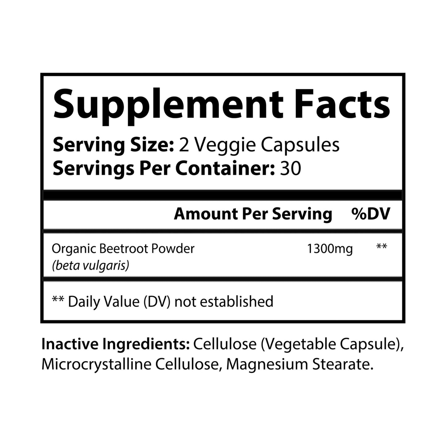 Dilatancy Beetroot Supplement (60 Capsules)