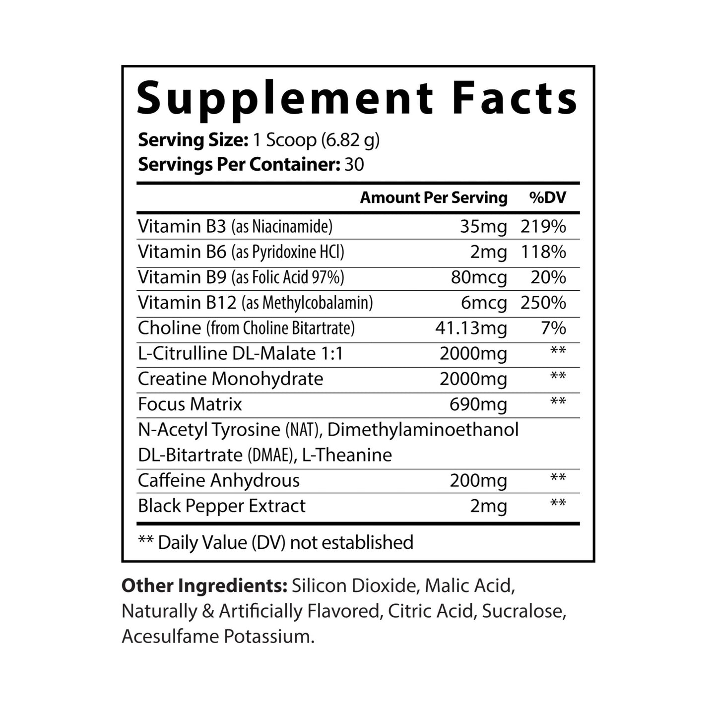 Dilatancy Pre-Workout Supplement, Fruit Punch (204g, 7.1oz)