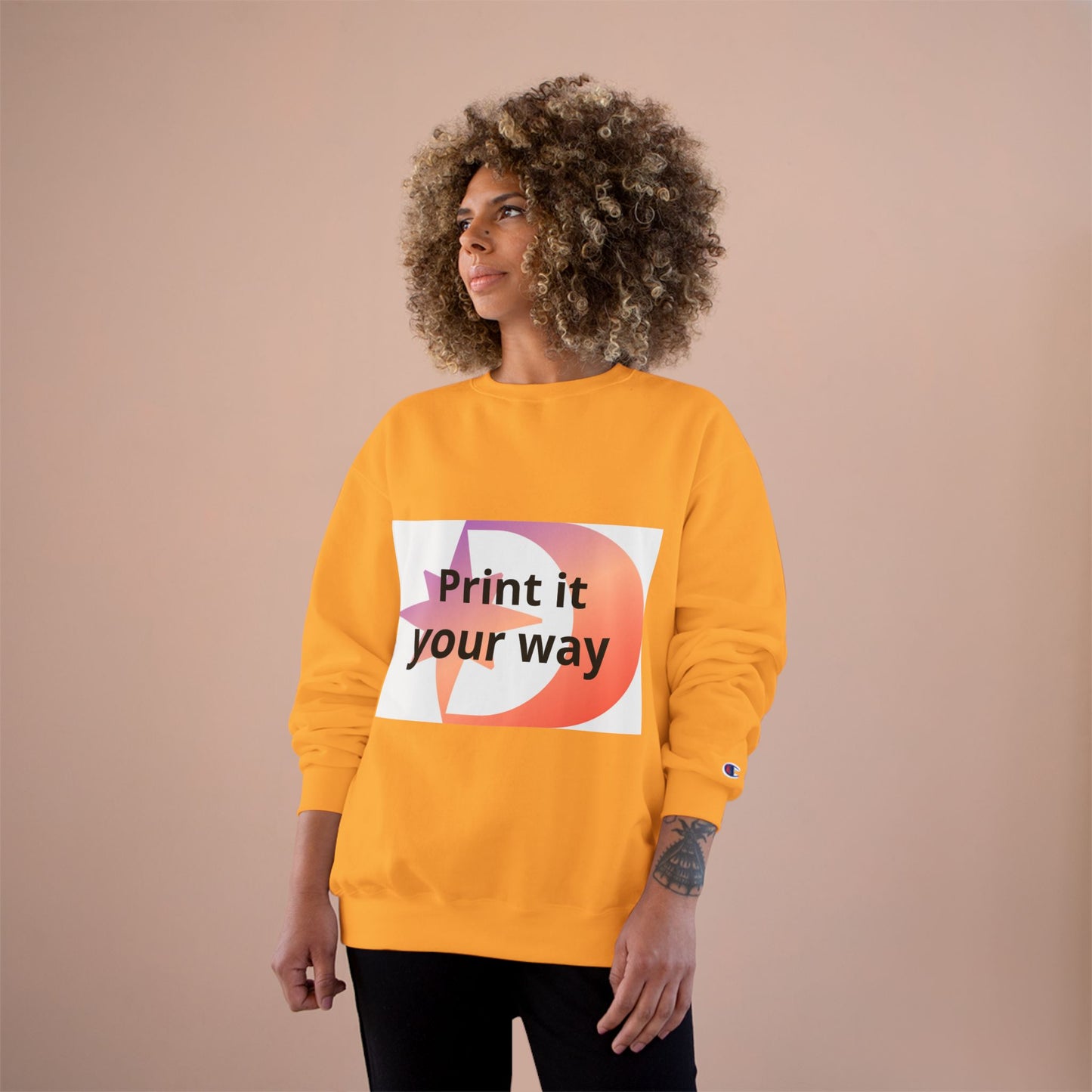 Champion Sweatshirt Customizable Sweatshirt