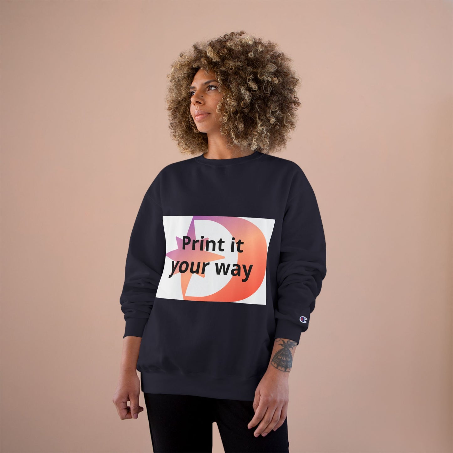Champion Sweatshirt Customizable Sweatshirt