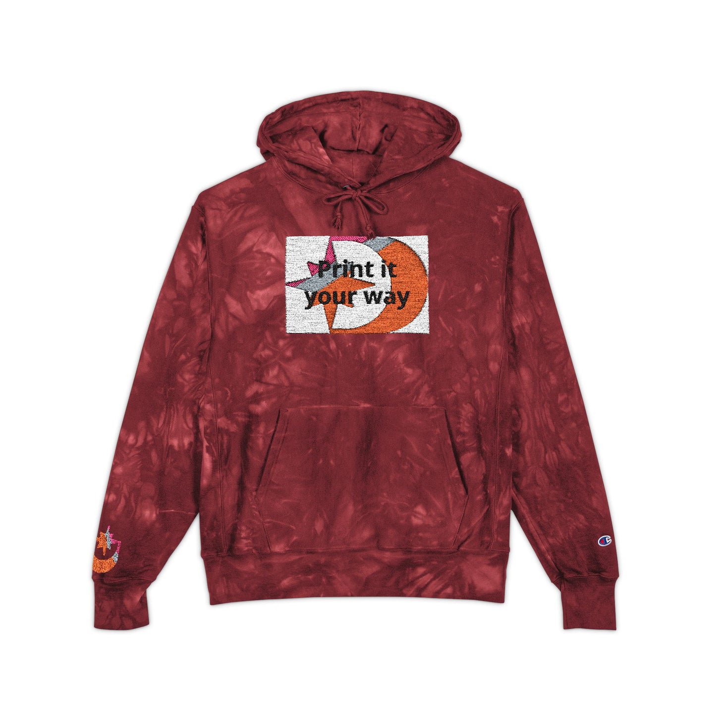 Champion Embroidered Customizable Hoodie