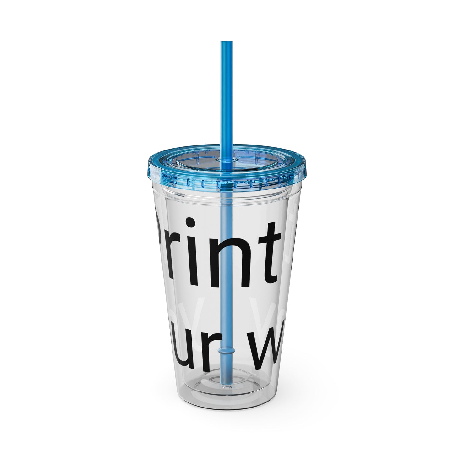 Sunsplash Tumbler with Straw | Motivational Travel Mug for Coffee Lovers, Reusable Drink Container, Eco-Friendly Gift, Summer Vibes