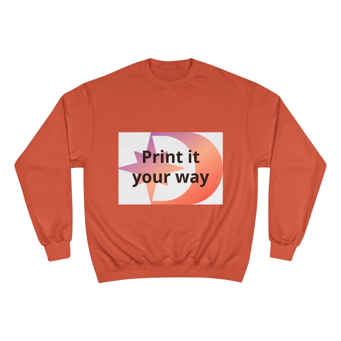 Champion Sweatshirt Customizable Sweatshirt