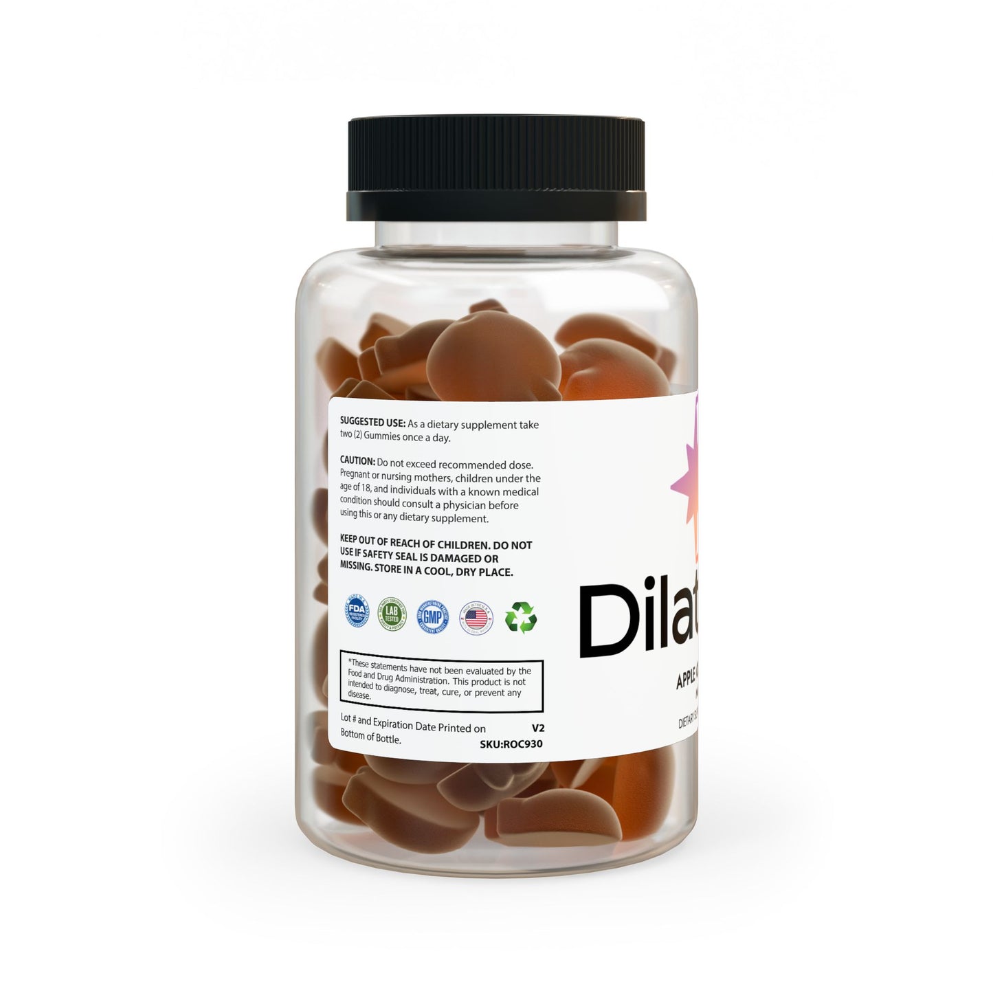Dilatancy Apple Cider Vinegar Gummies (60 Gummies)
