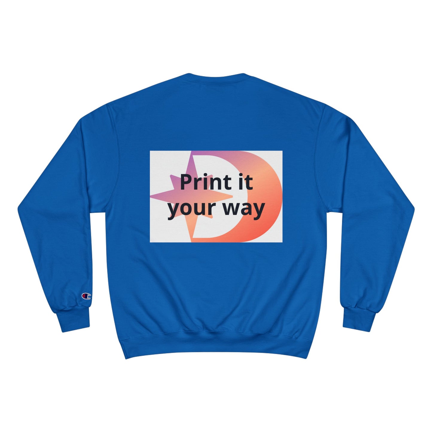 Champion Sweatshirt Customizable Sweatshirt