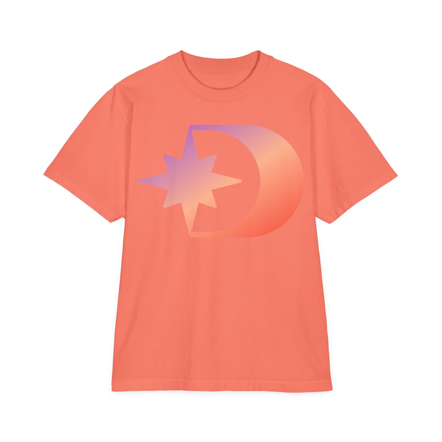 Customizable Unisex Garment-Dyed Drop-Shoulder T-Shirt