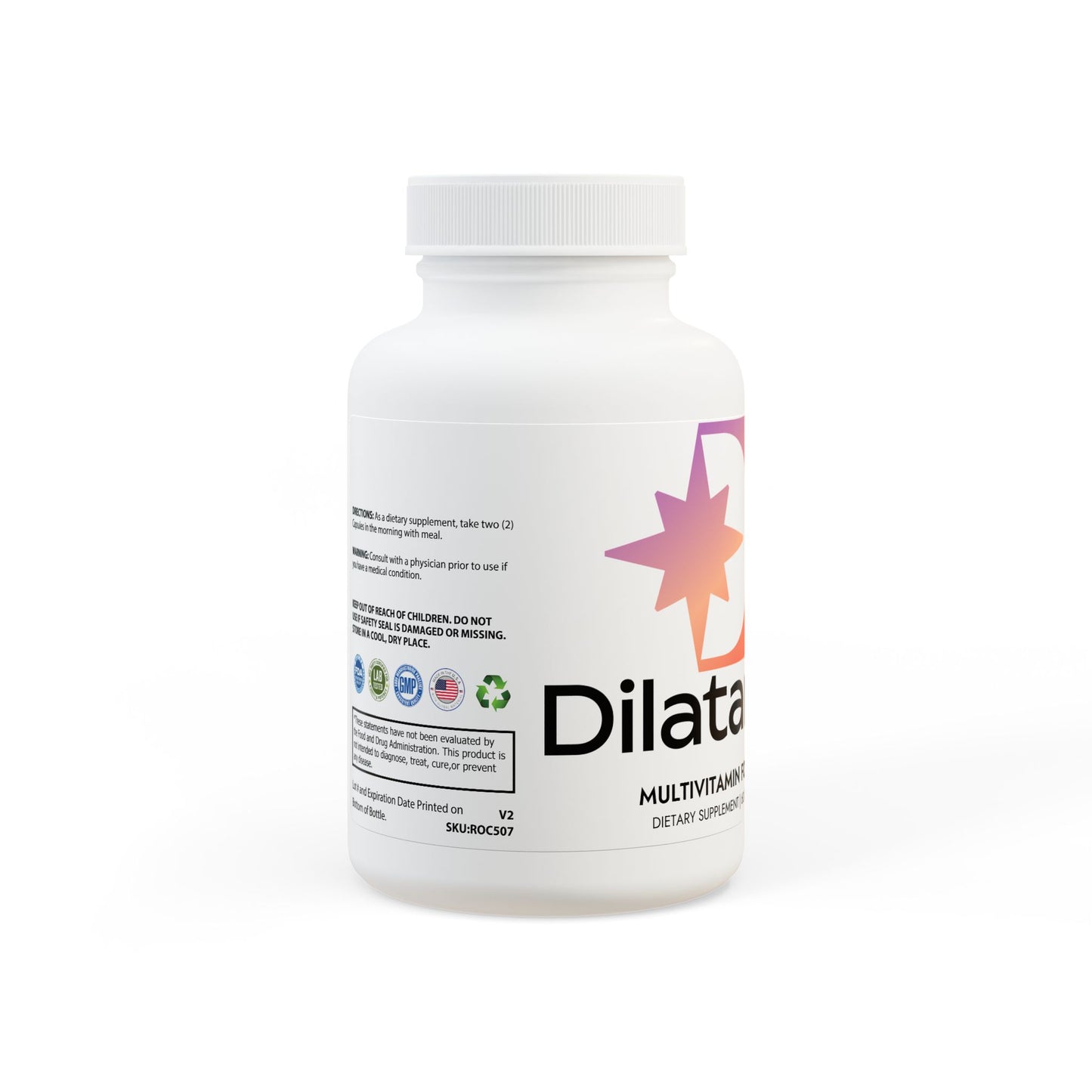 Dilatancy Multivitamin for Men Supplement (60 Capsules)