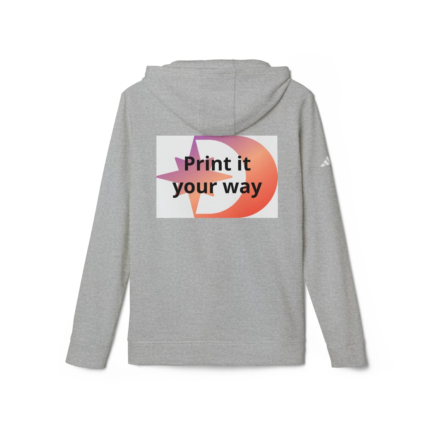 Adidas Minimalist Customizable White Hoodie