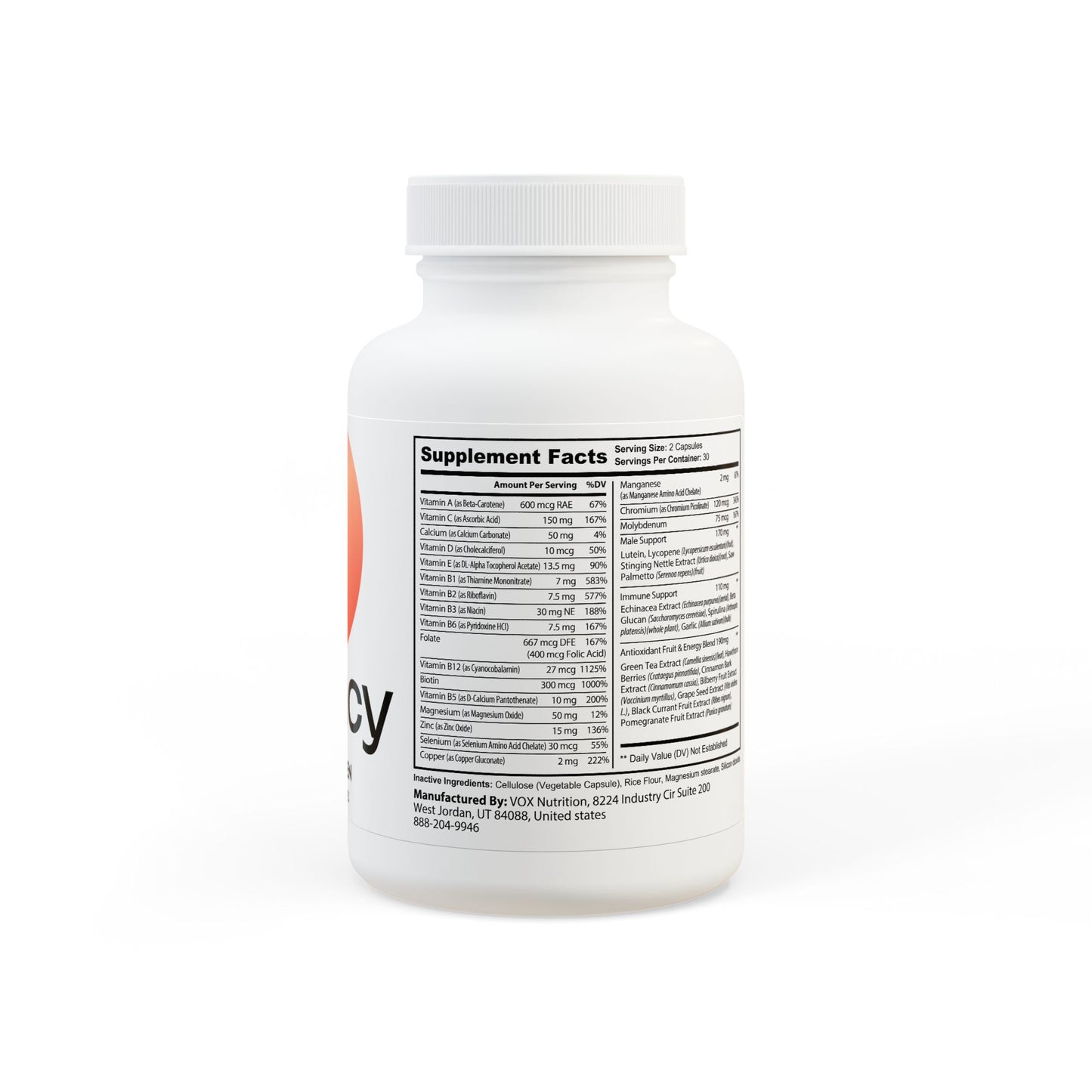 Dilatancy Multivitamin for Men Supplement (60 Capsules)