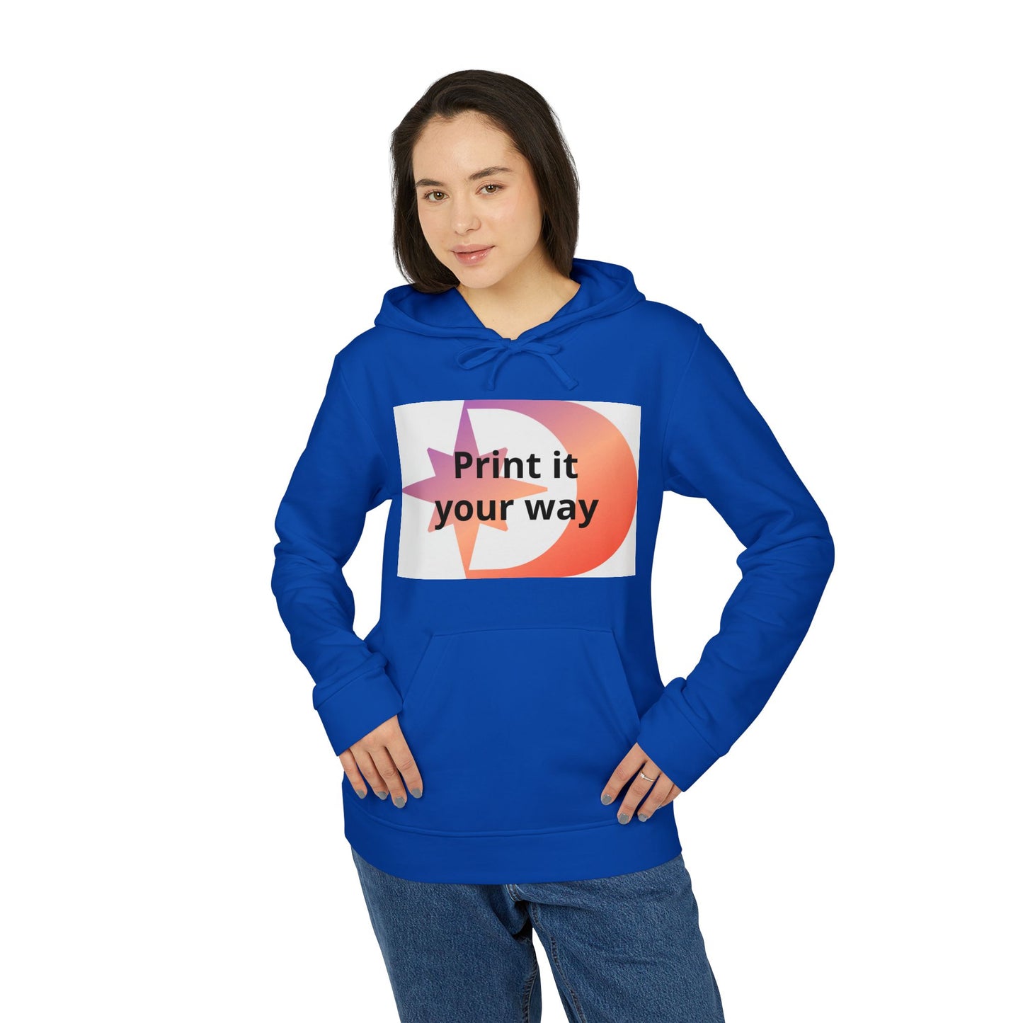 Adidas Minimalist Customizable White Hoodie