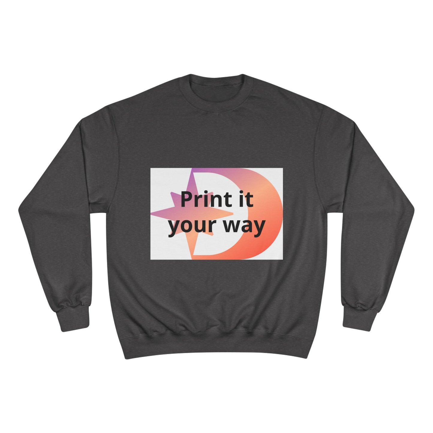 Champion Sweatshirt Customizable Sweatshirt
