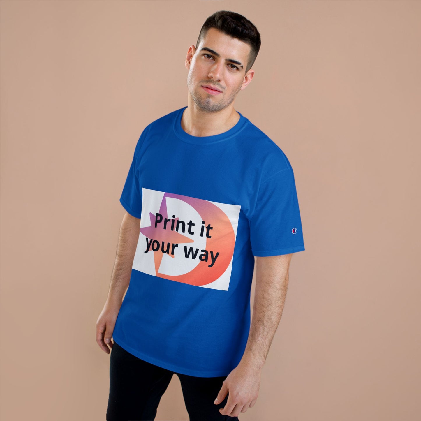 Champion T-Shirt — Customizable Logo Tee