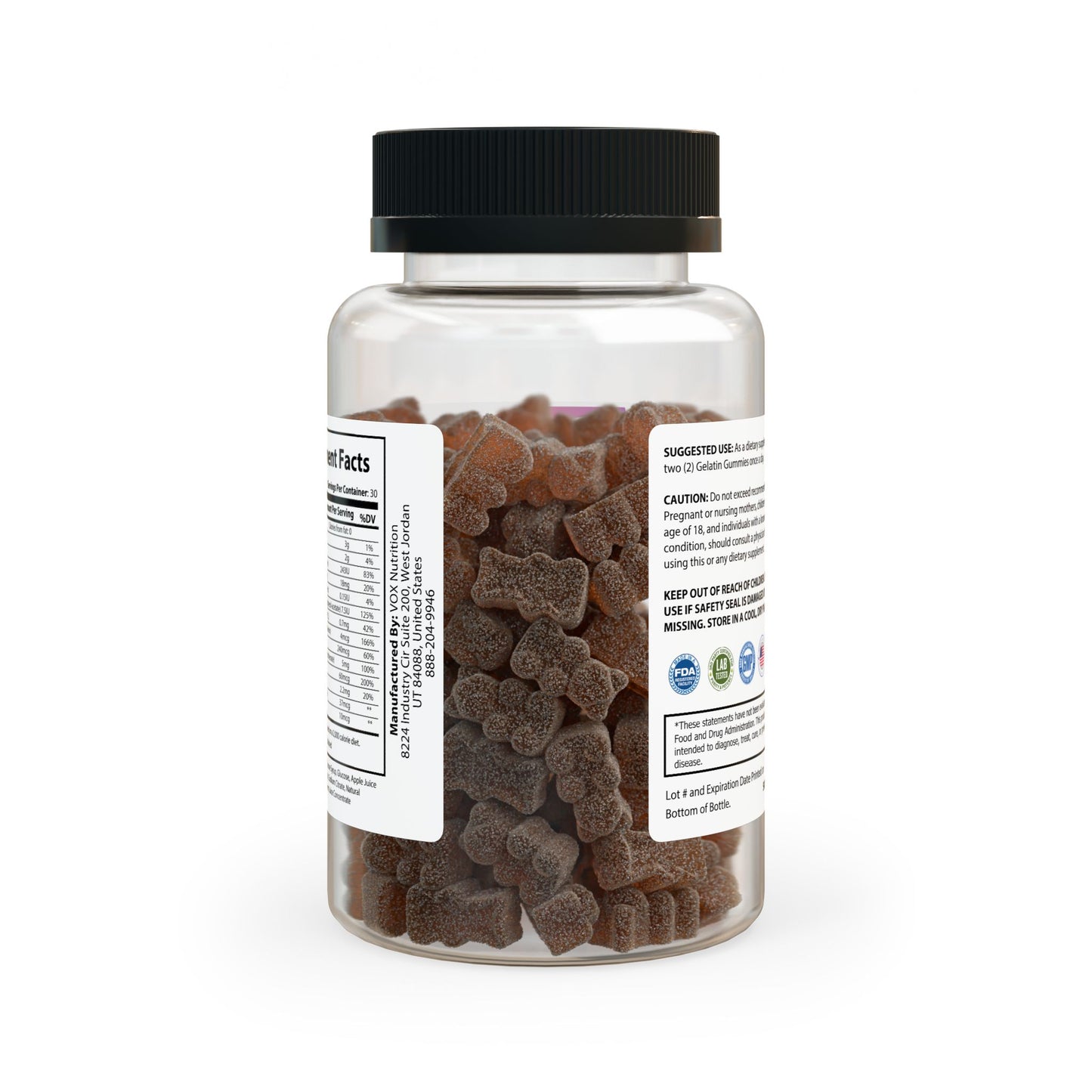 Dilatancy Multivitamin Gummies for Adults (60 Gummies)