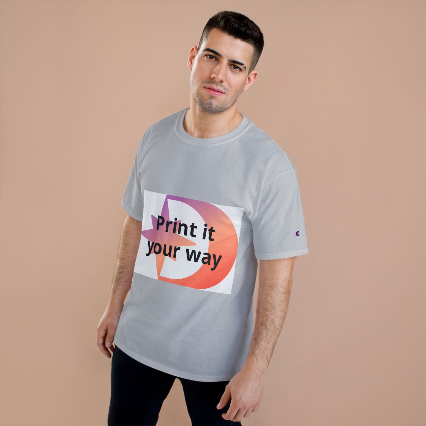 Champion T-Shirt — Customizable Logo Tee