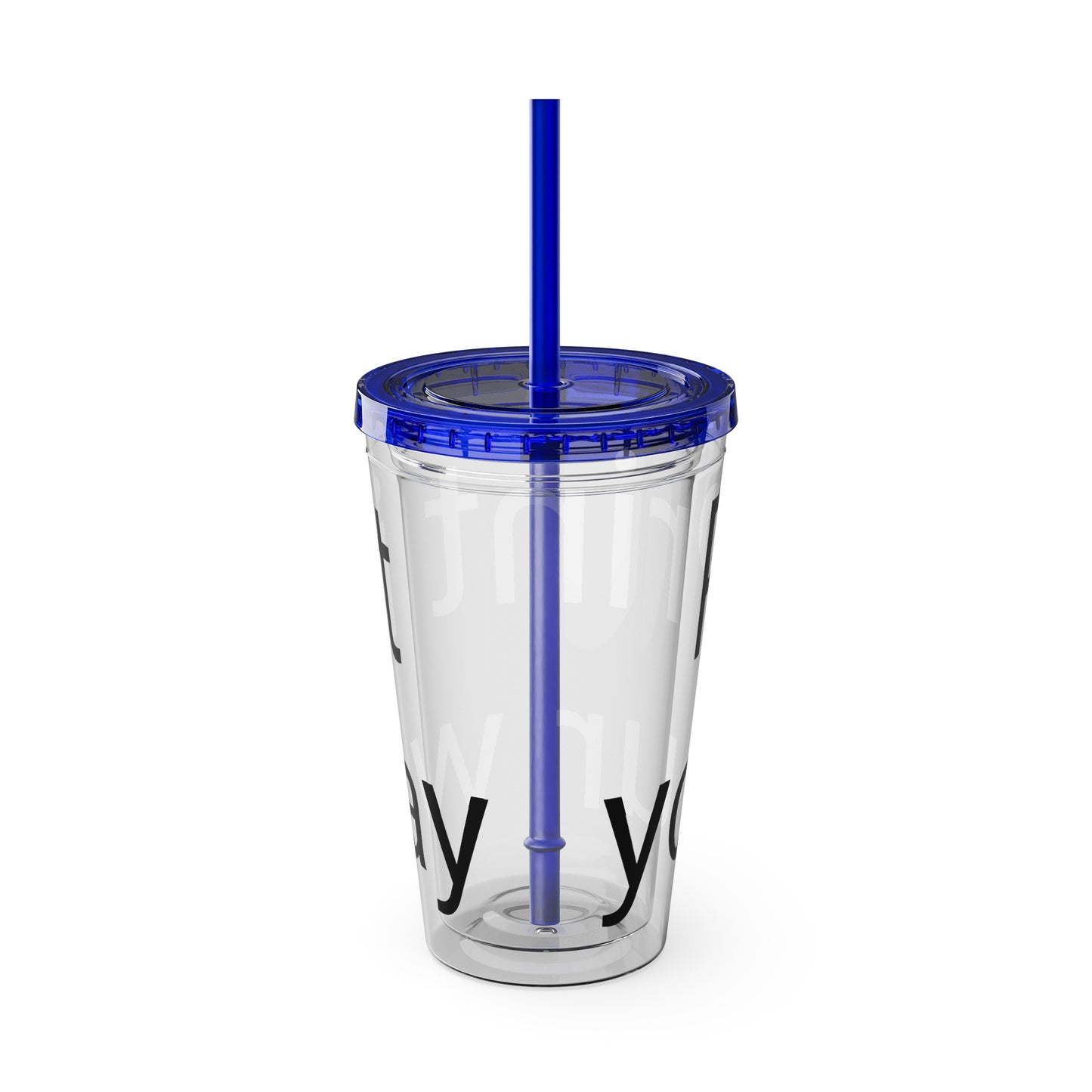 Sunsplash Tumbler with Straw | Motivational Travel Mug for Coffee Lovers, Reusable Drink Container, Eco-Friendly Gift, Summer Vibes