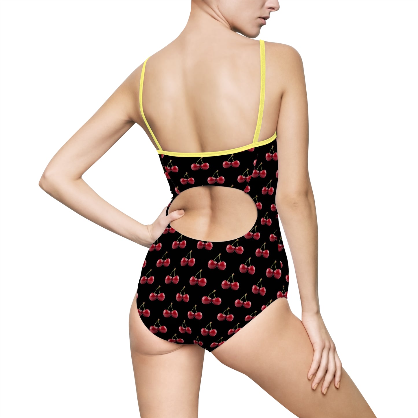 Women's One-Piece Swimsuit Black Cherry Swimwear