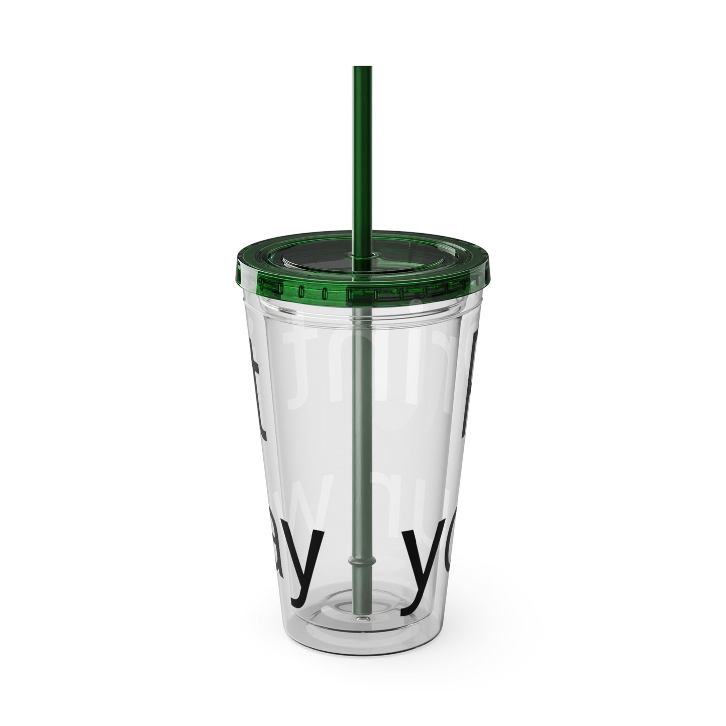 Sunsplash Tumbler with Straw | Motivational Travel Mug for Coffee Lovers, Reusable Drink Container, Eco-Friendly Gift, Summer Vibes