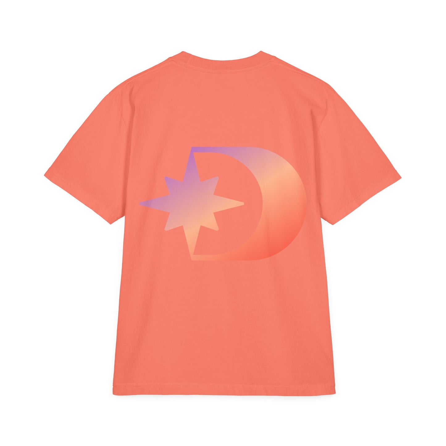 Customizable Unisex Garment-Dyed Drop-Shoulder T-Shirt