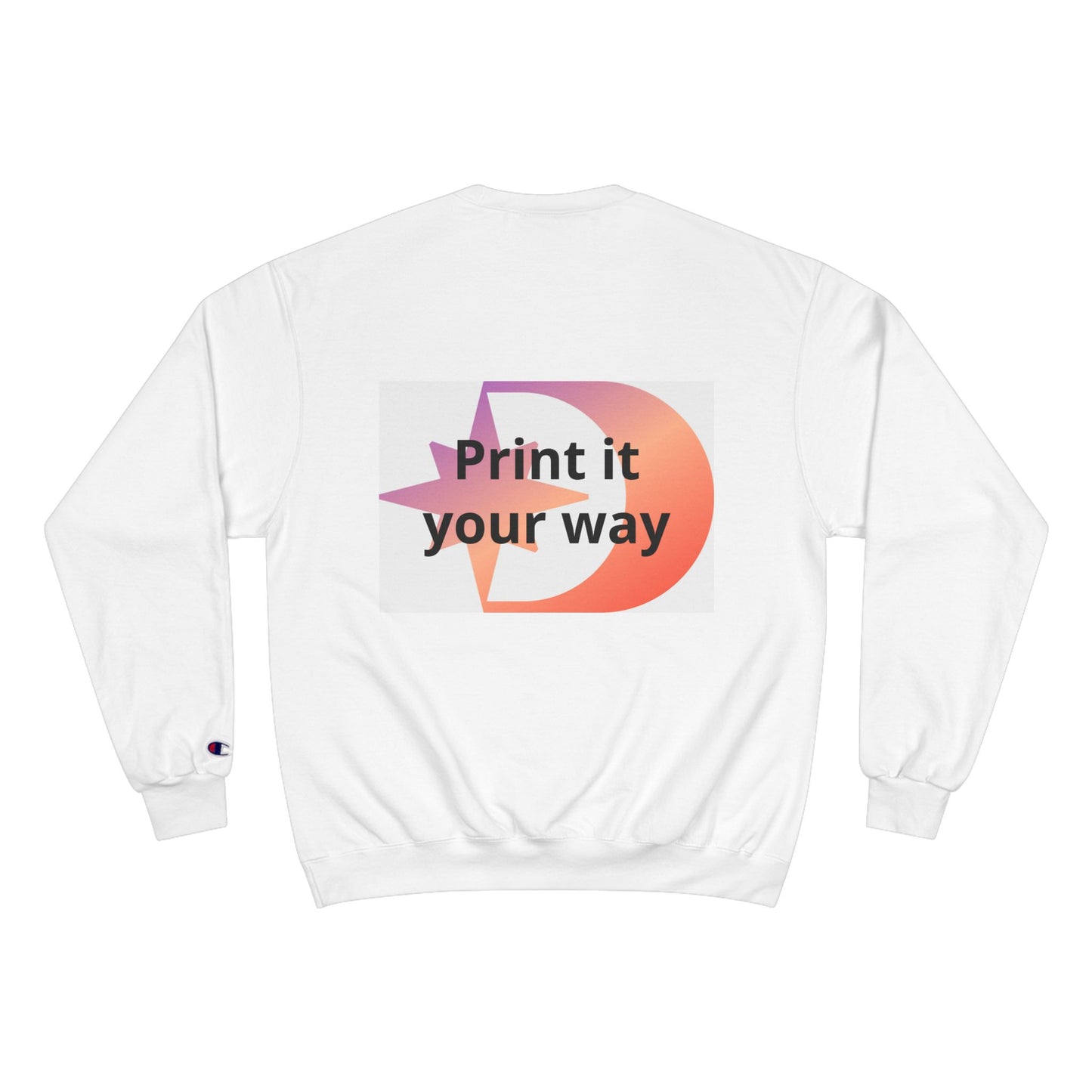 Champion Sweatshirt Customizable Sweatshirt