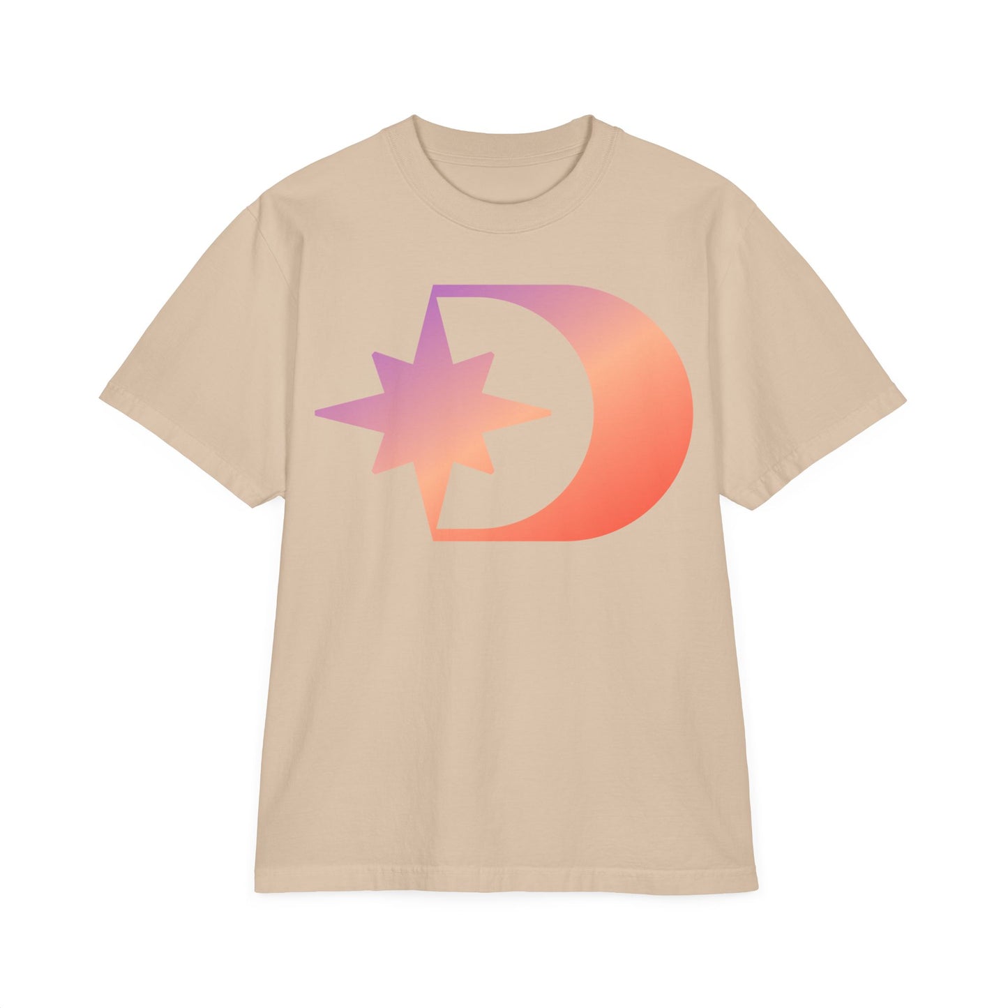 Customizable Unisex Garment-Dyed Drop-Shoulder T-Shirt
