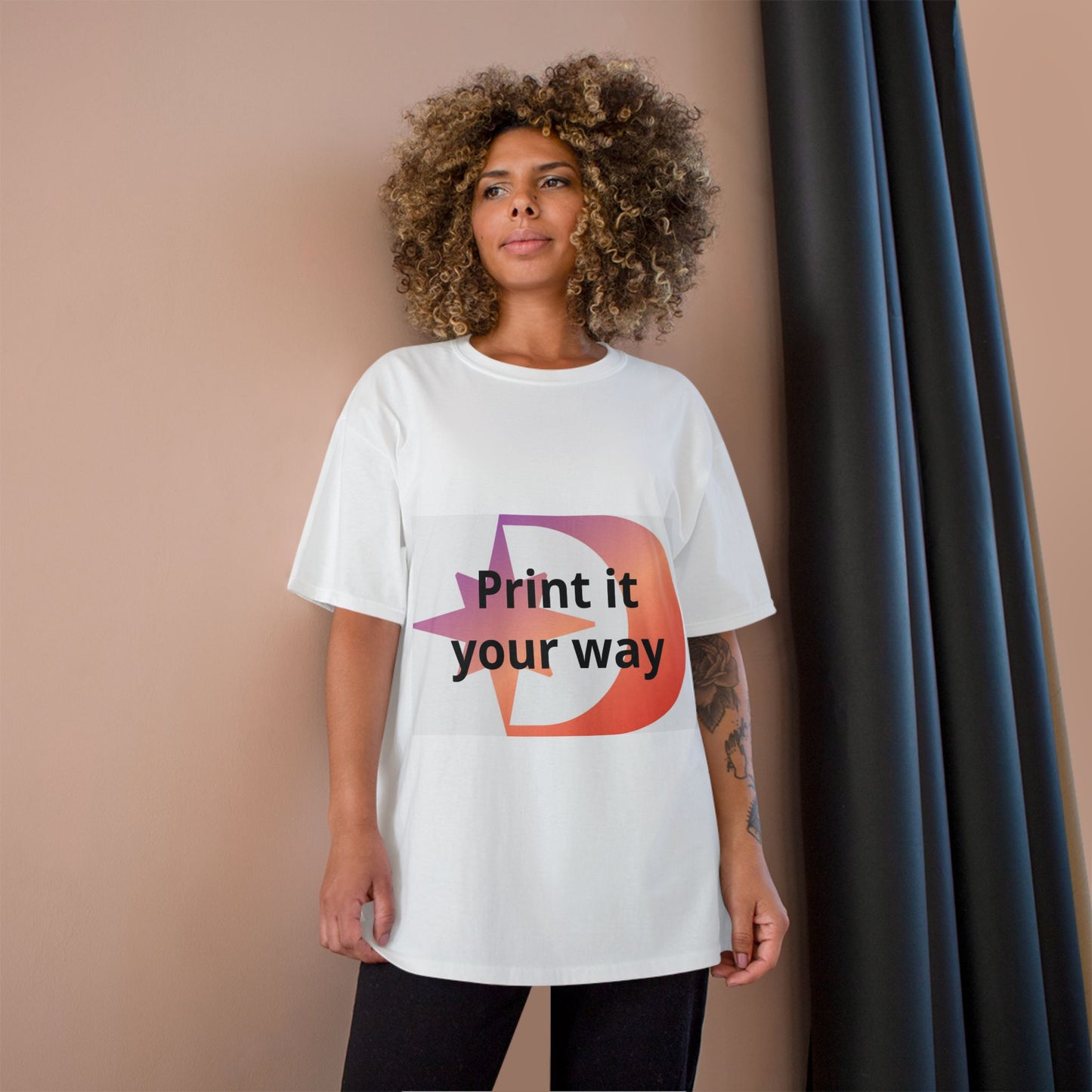 Champion T-Shirt — Customizable Logo Tee