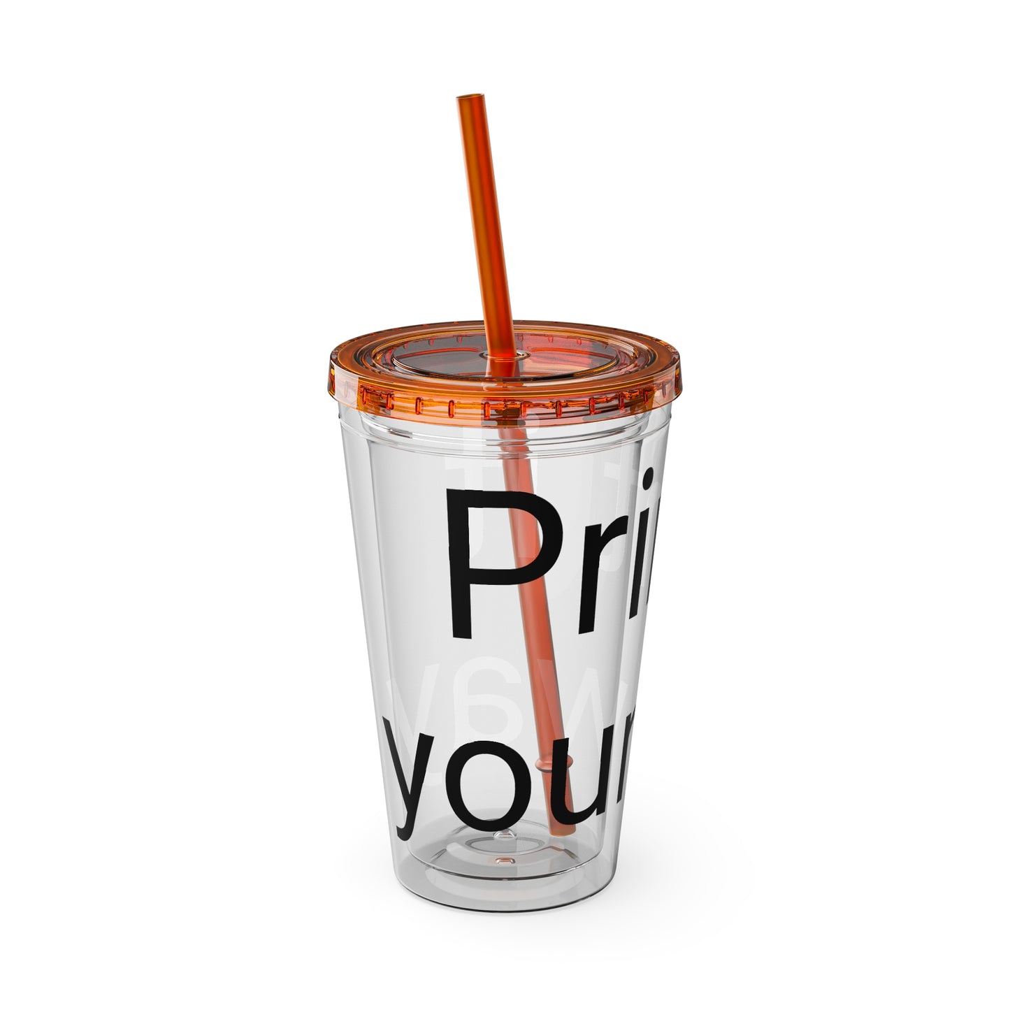 Sunsplash Tumbler with Straw | Motivational Travel Mug for Coffee Lovers, Reusable Drink Container, Eco-Friendly Gift, Summer Vibes