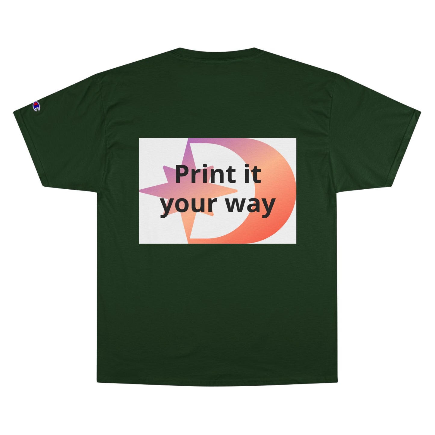 Champion T-Shirt — Customizable Logo Tee