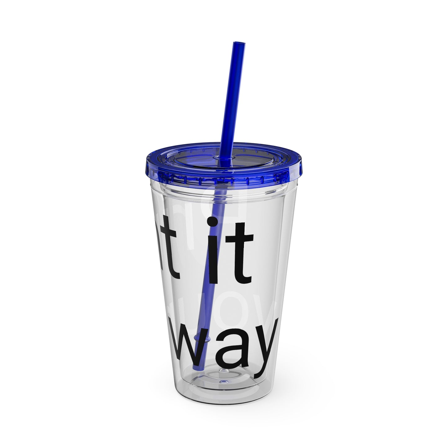 Sunsplash Tumbler with Straw | Motivational Travel Mug for Coffee Lovers, Reusable Drink Container, Eco-Friendly Gift, Summer Vibes