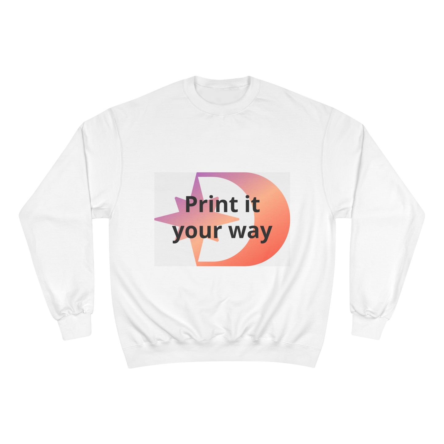 Champion Sweatshirt Customizable Sweatshirt
