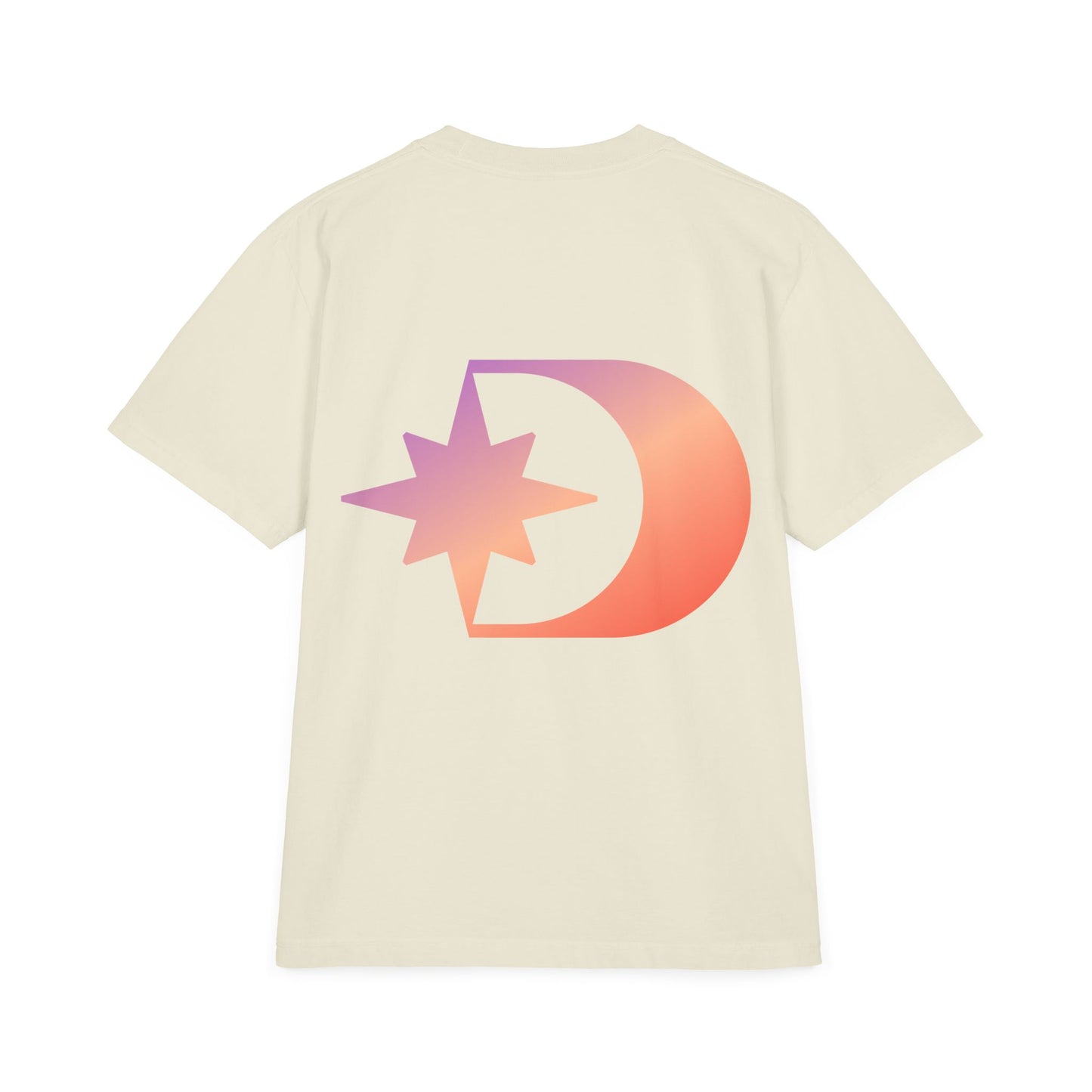 Customizable Unisex Garment-Dyed Drop-Shoulder T-Shirt
