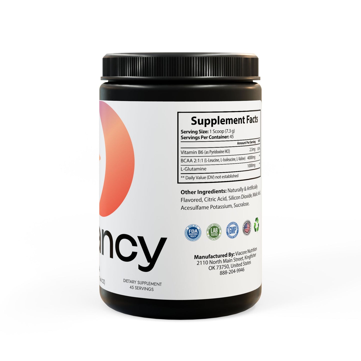 Dilatancy BCAA Supplement, Watermelon (325g, 11.46oz, 45 servings)