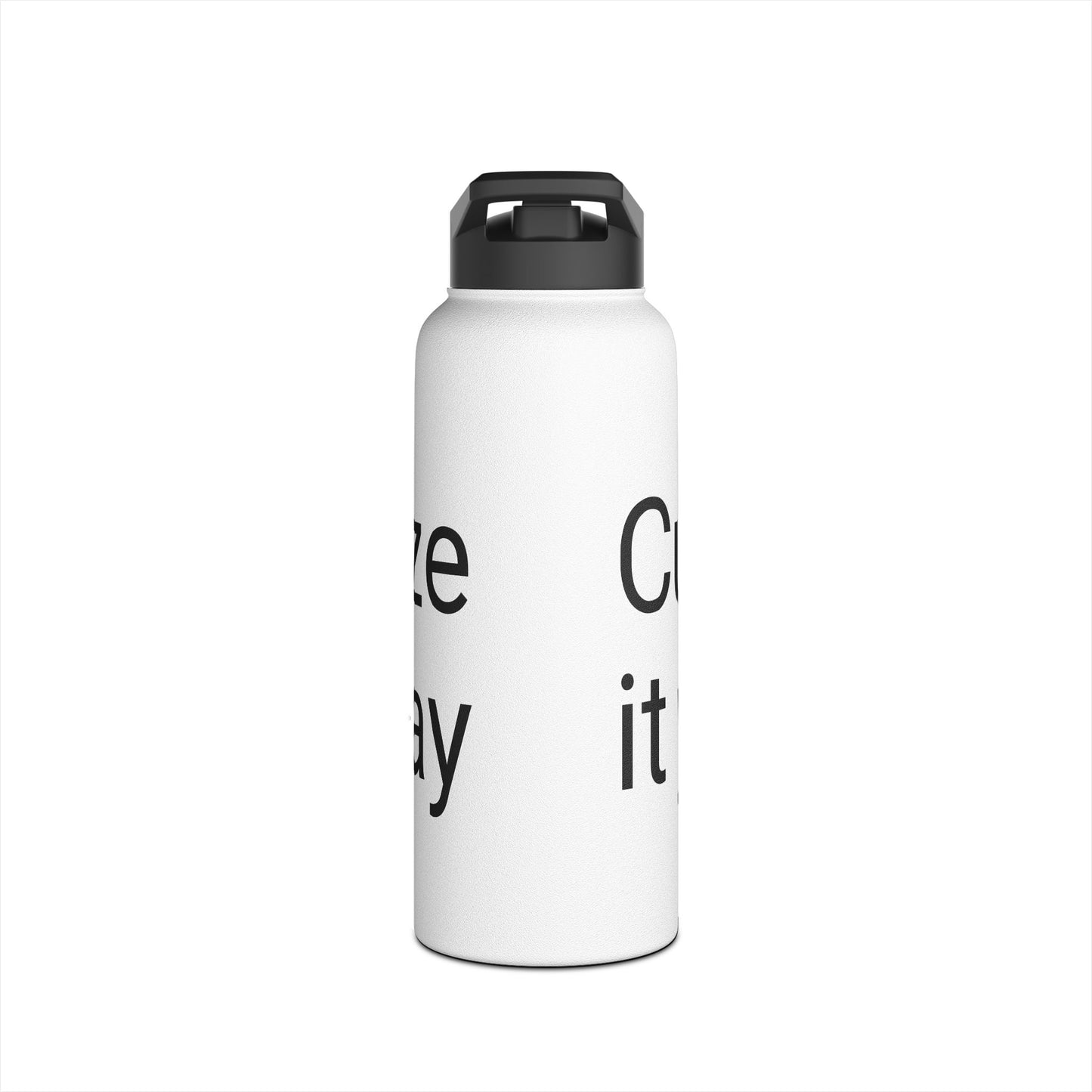 Custom Stainless Steel Water Bottle - Motivational Drinkware for Outdoors, Gym, School, Travel, Fitness - Ideal Gift for Active Lifestyles