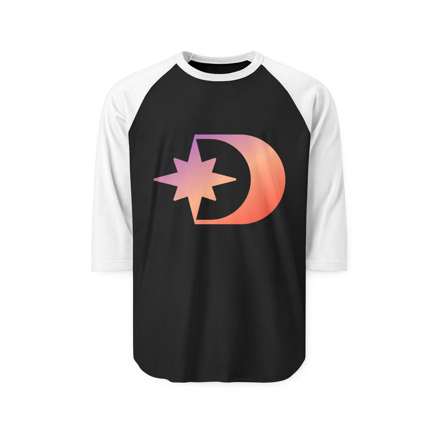 Customizable Unisex Three-Quarter Sleeve Raglan Shirt