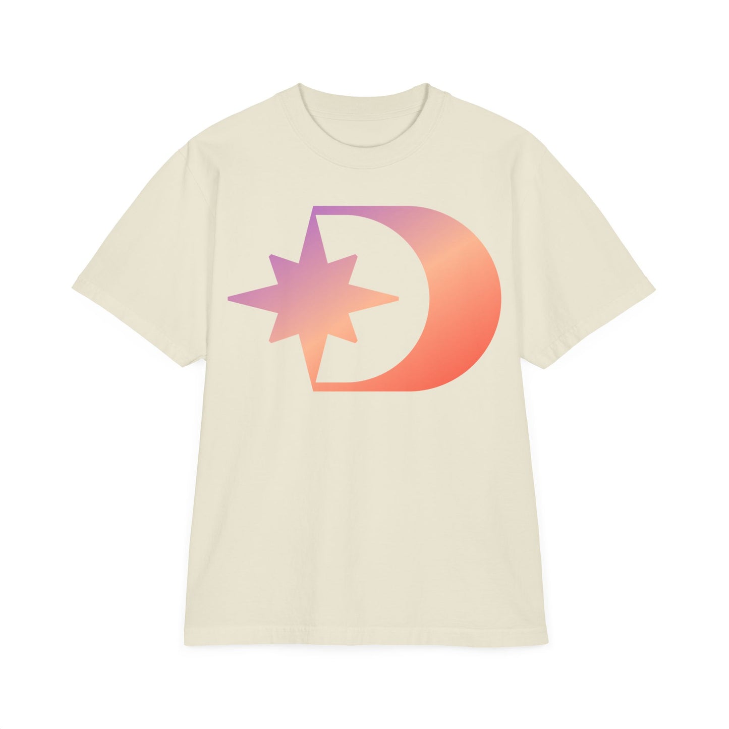 Customizable Unisex Garment-Dyed Drop-Shoulder T-Shirt