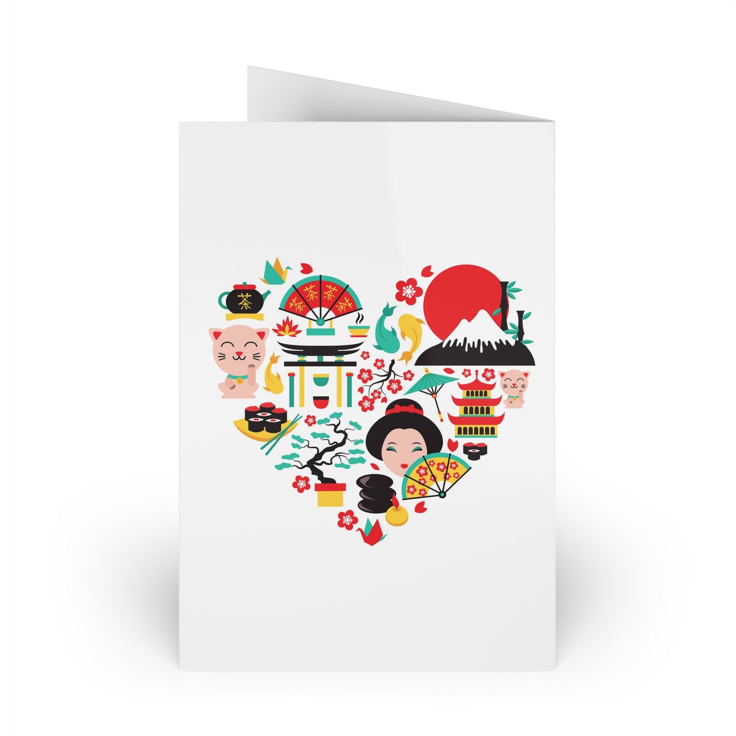Okinawa Christmas Greeting Cards (1 or 10-pcs)
