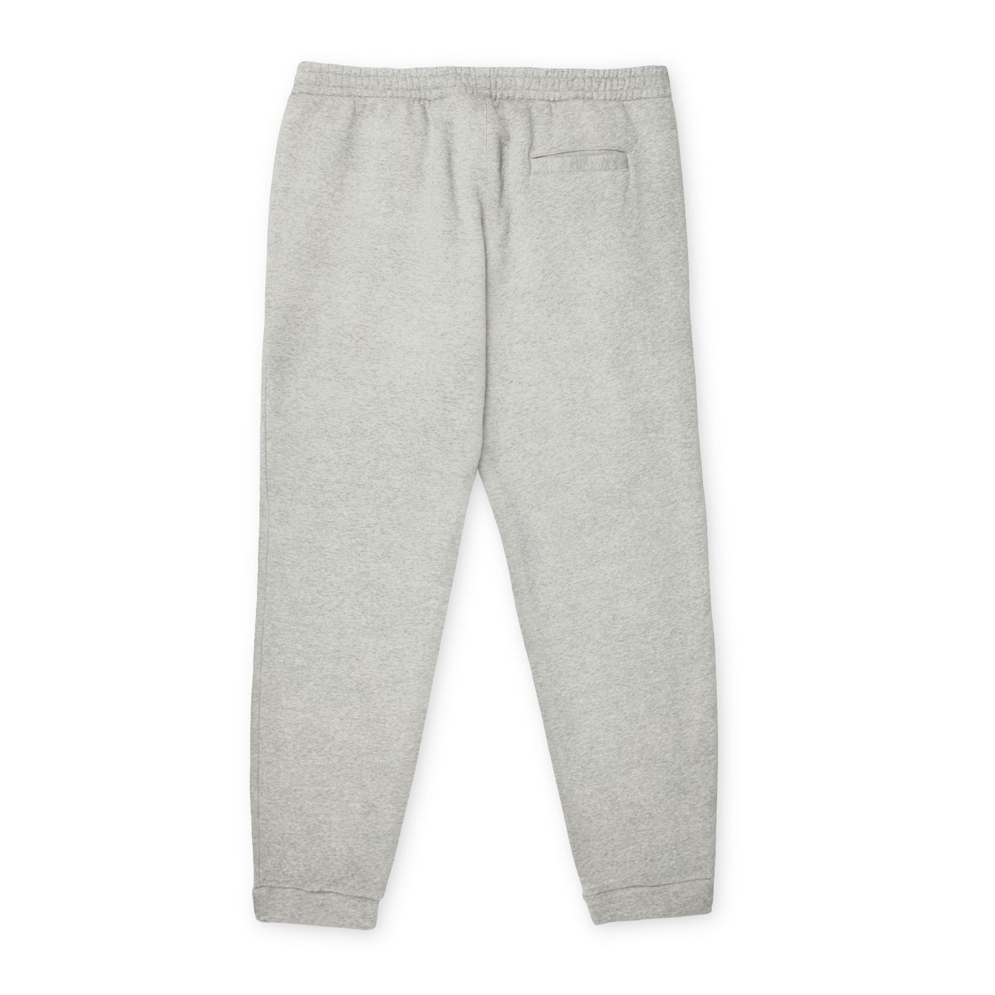 Adidas Joggers — Charcoal Fleece Sweatpants with Colorful Patch Logo