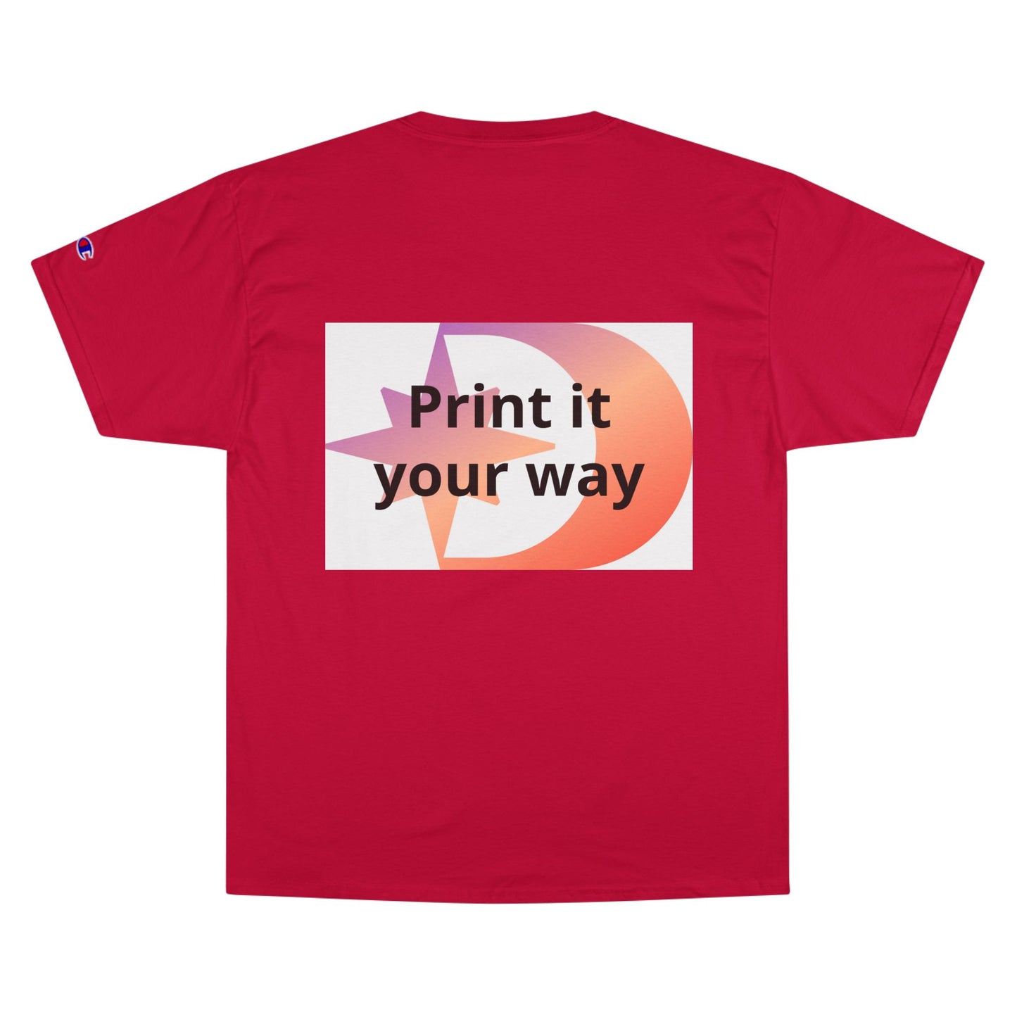 Champion T-Shirt — Customizable Logo Tee