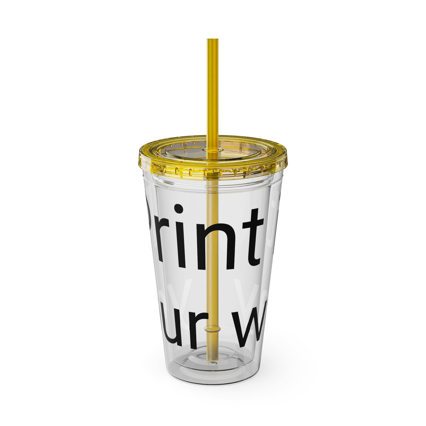 Sunsplash Tumbler with Straw | Motivational Travel Mug for Coffee Lovers, Reusable Drink Container, Eco-Friendly Gift, Summer Vibes