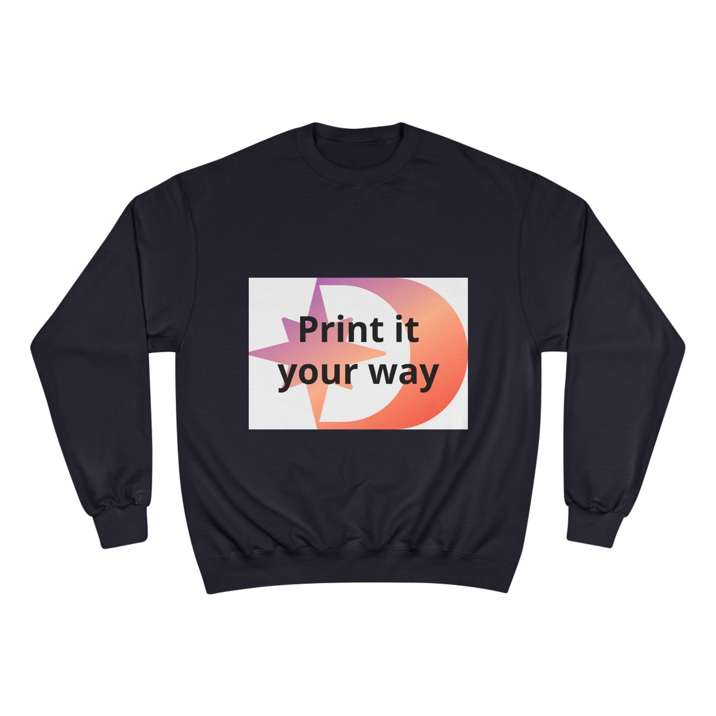 Champion Sweatshirt Customizable Sweatshirt