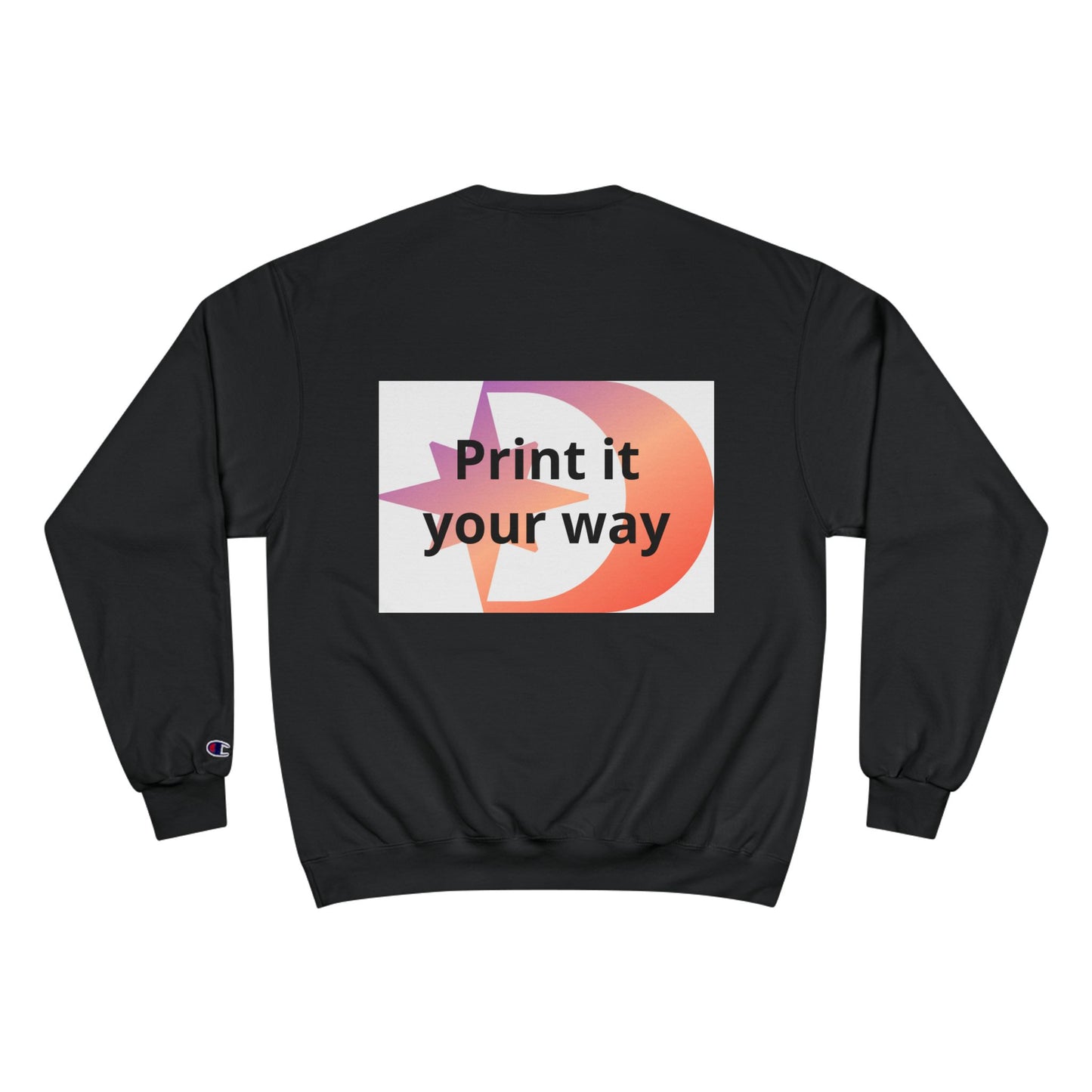 Champion Sweatshirt Customizable Sweatshirt