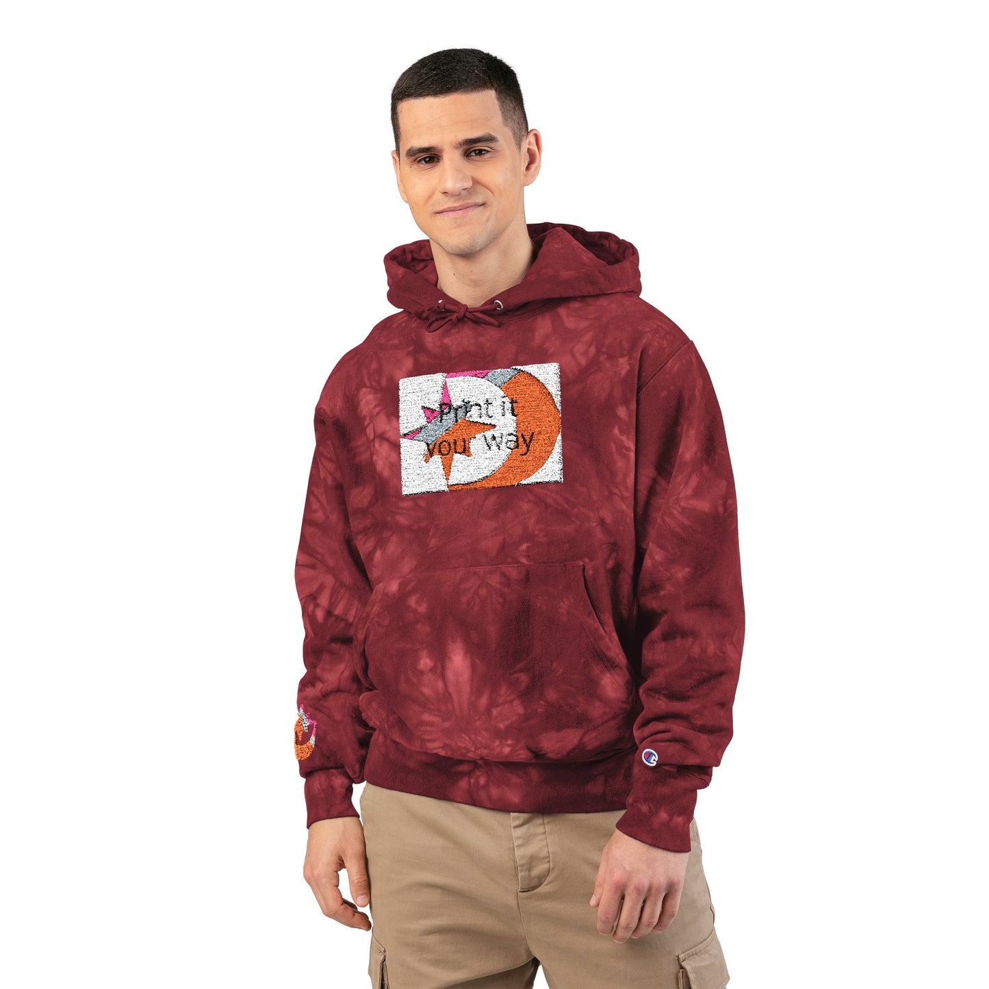 Champion Embroidered Customizable Hoodie