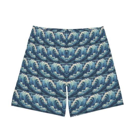 Men's Customizable Elastic Beach Shorts