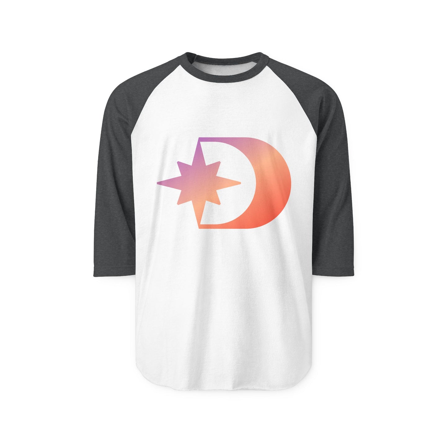 Customizable Unisex Three-Quarter Sleeve Raglan Shirt