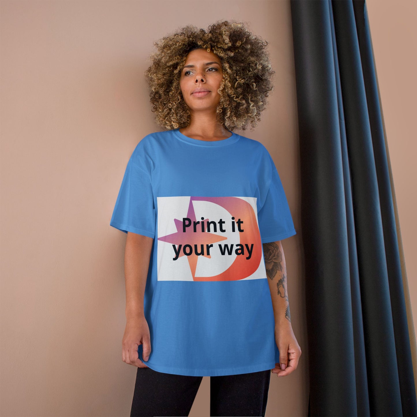 Champion T-Shirt — Customizable Logo Tee