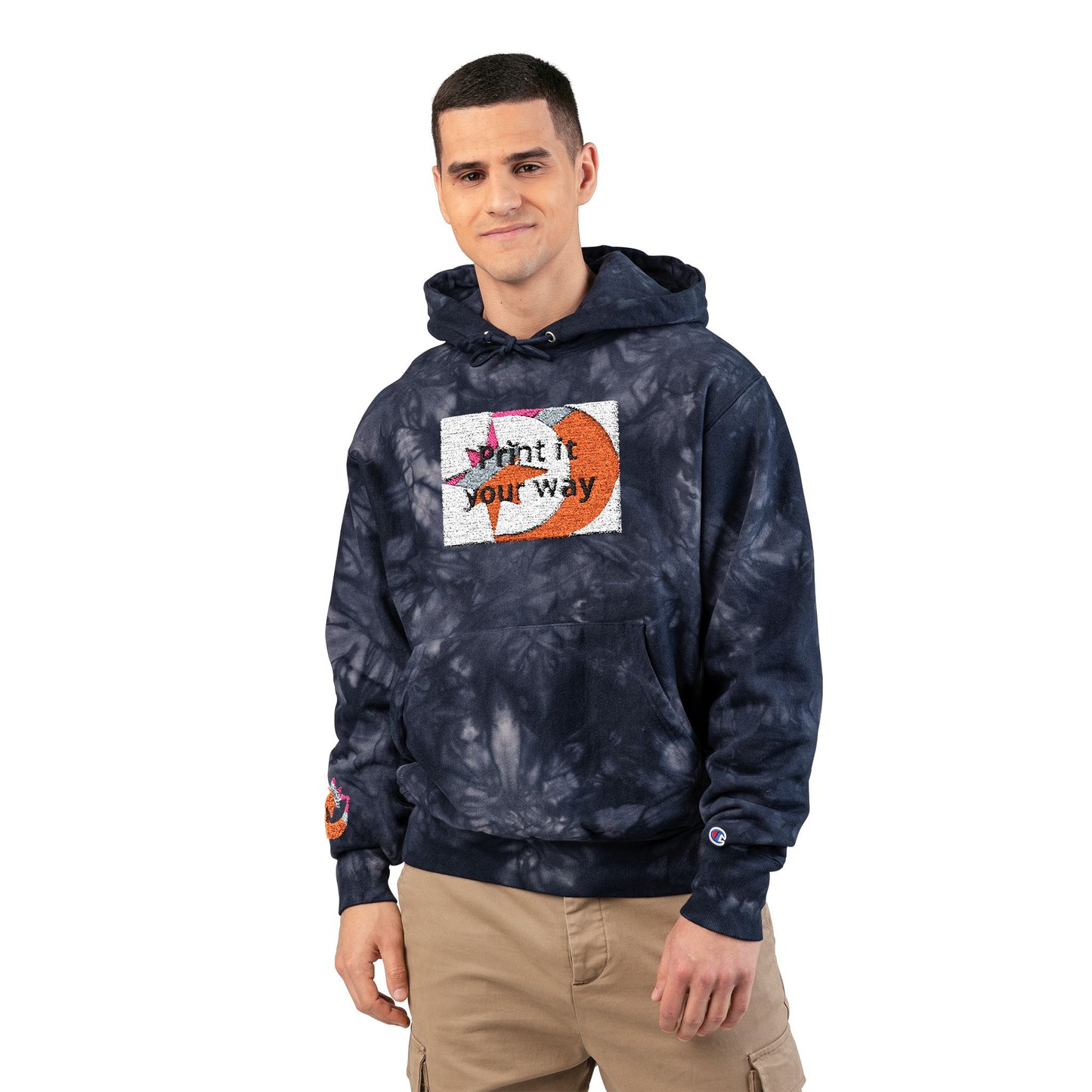 Champion Embroidered Customizable Hoodie