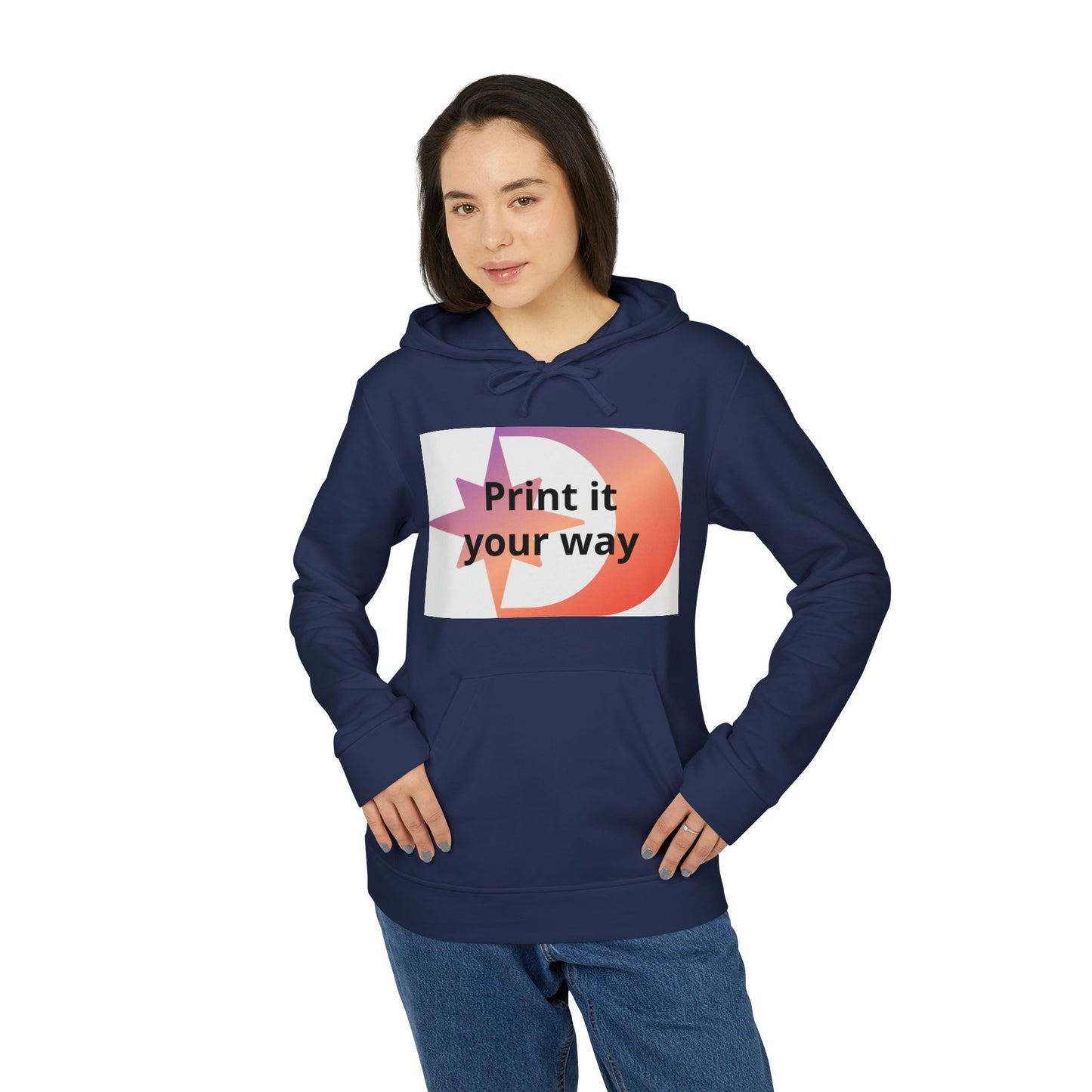 Adidas Minimalist Customizable White Hoodie